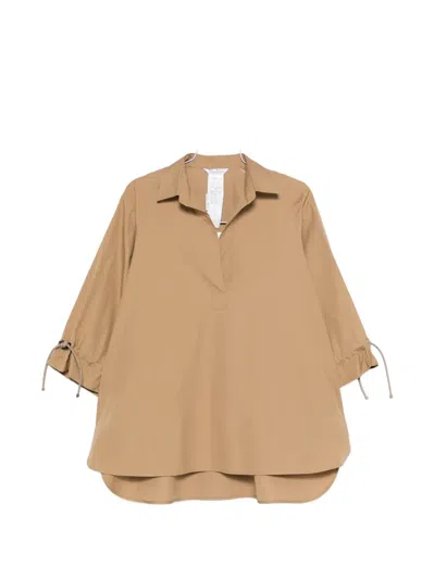 Max Mara Mxmadorni Blouse In Brown