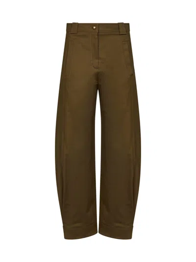 Max Mara Mxmadorni Trousers In Green