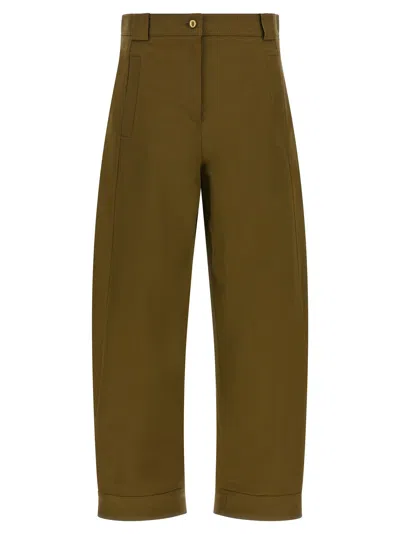 Max Mara Mxmadorni Trousers In Green