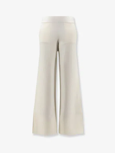 Max Mara Mxmbaldo Knit Trousers In Beige