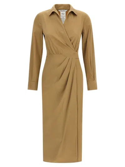 Max Mara Mxmbeta Dresses Beige In Brown
