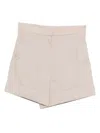 Max Mara Mxmcelebre Concealed-fastening Short In Multi