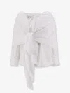 Max Mara Mxmcurvone Cotton Shirt In White