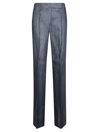 Max Mara Mxmdeserto Cargo Pants For Women In Blu
