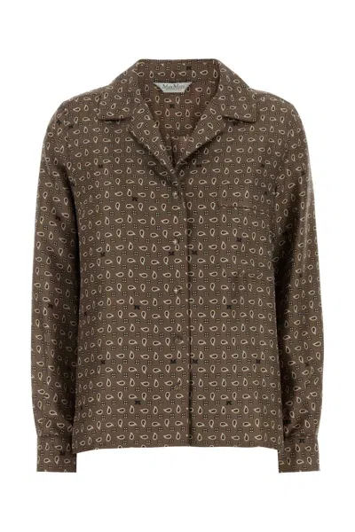 Max Mara Mxmdisco Shirt In Brown