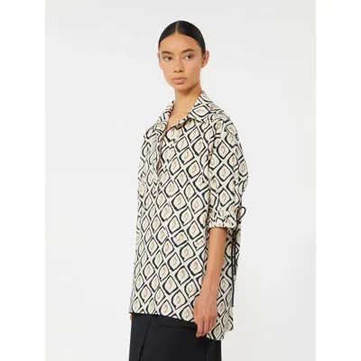Max Mara Mxmecru Shirt Beige In Gray