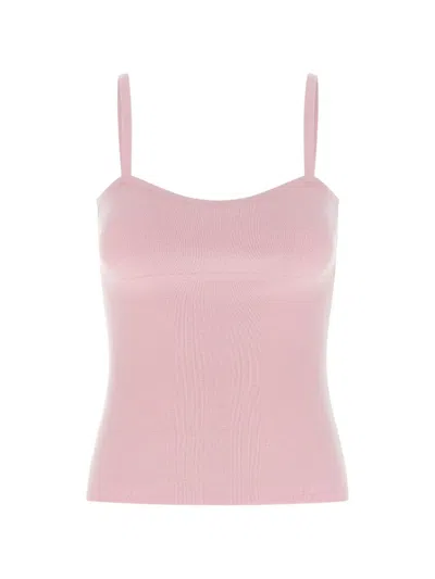 Max Mara Mxmepica Top In Pink