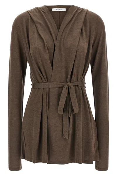 Max Mara 'mxmfalda' Cardigan In Brown