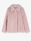Max Mara Mxmfuggito Alpaca, Virgin Wool And Silk Jacket In Pink