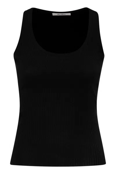 Max Mara Mxmghiro - Viscose Blend Yarn Top