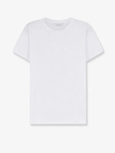 Max Mara Mxmgiovane Cotton T-shirt In White