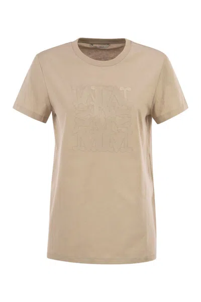 Max Mara Mxmgiovane - T-shirt With Monogram Logo