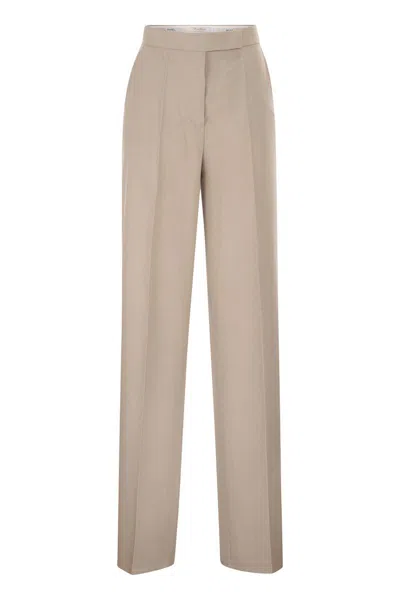 MAX MARA MAX MARA MXMGIRONE - TROUSERS IN WOOL, MOHAIR AND SILK