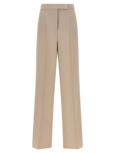 Max Mara Mxmgirone Pants Beige In Neutral