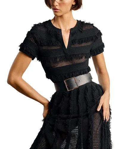 Max Mara Mxmgrazia Knitted Dress In Black