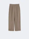 Max Mara Mxmmanetta Trouser Hazelnut In Brown