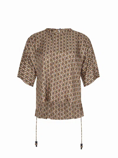 Max Mara "mxmnordica" Blouse In Brown