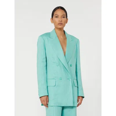 Max Mara Mxmolimpia1 Jacket Water In Blue