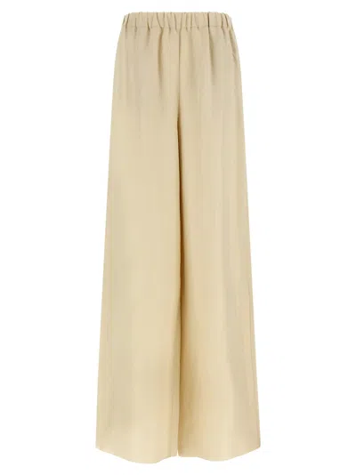 Max Mara Mxmoro Pants Beige In Neutral