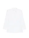 Max Mara Mxmpagella Double-breasted Blazer In White