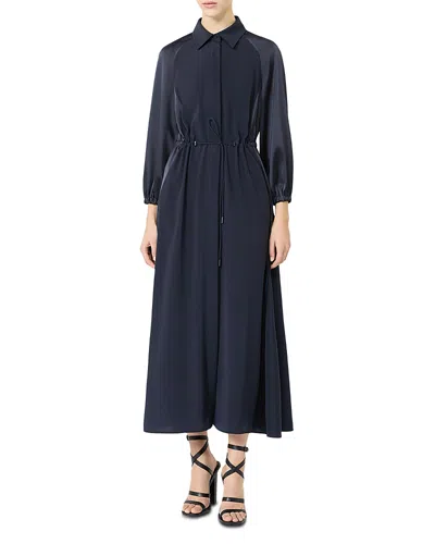 Max Mara Mxmpelota Dress In Blue