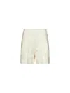 Max Mara Mxmpittura Bermudas In White