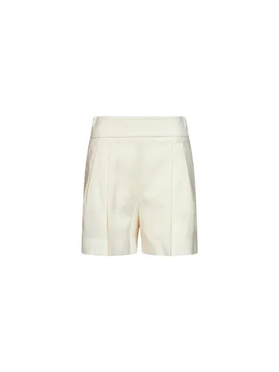 Max Mara Mxmpittura Bermudas In White