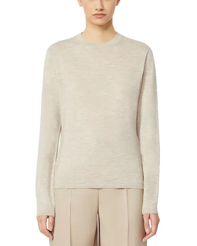 Max Mara Mxmpittura Cashmere Sweater In Neutral