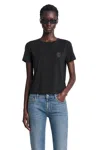 Max Mara Quagga Short-sleeve T-shirt In Black