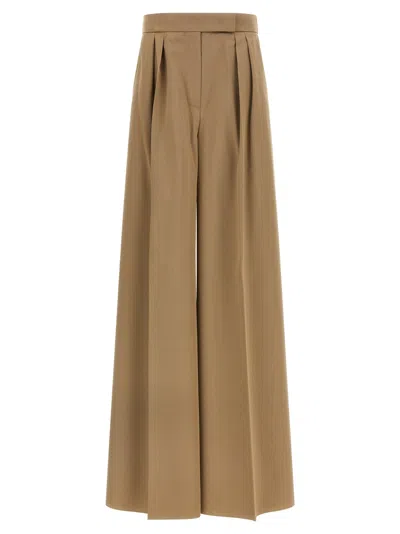 Max Mara Mxmquorum Trousers In Burgundy