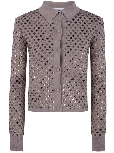 Max Mara "mxmragno" Sequins Cardigan In Multi