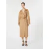 Max Mara Mxmready Long Coat In Brown