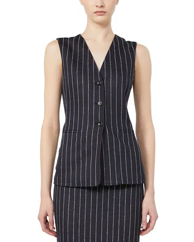 Max Mara Mxmriccio Vest In Black