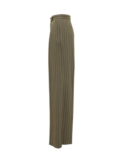 Max Mara Mxmrio Pants In Fondo Khaki