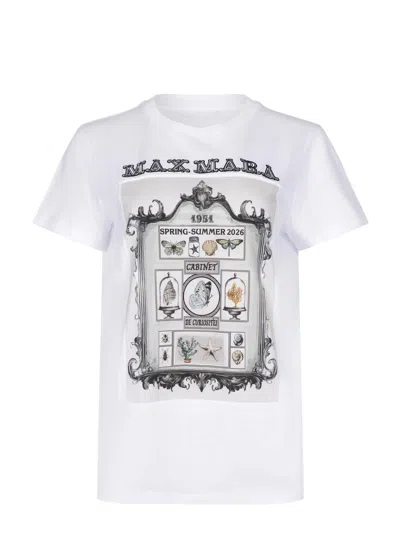 Max Mara "mxmspadino" T-shirt In White