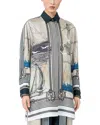 Max Mara Mxmteglia Printed Silk Shirt In Multi