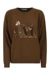 Max Mara Mxmterra - Oversized Wool And Cashmere Jumper In Brown