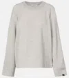 Max Mara Mxpaere Cashmere And Wool Sweater In Gray