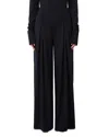 Max Mara Mxpcocco Wool Trousers In Black
