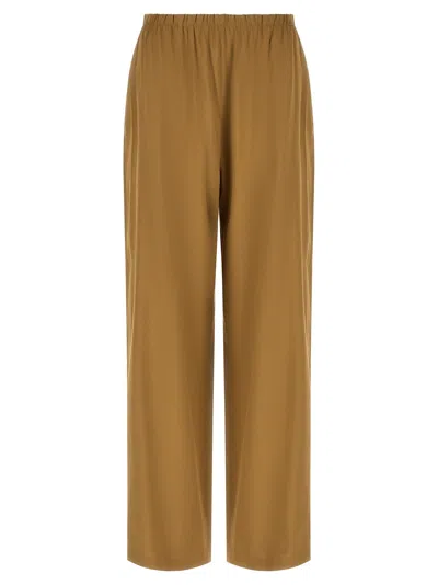 Max Mara Mxpdestino Pants Beige In Brown