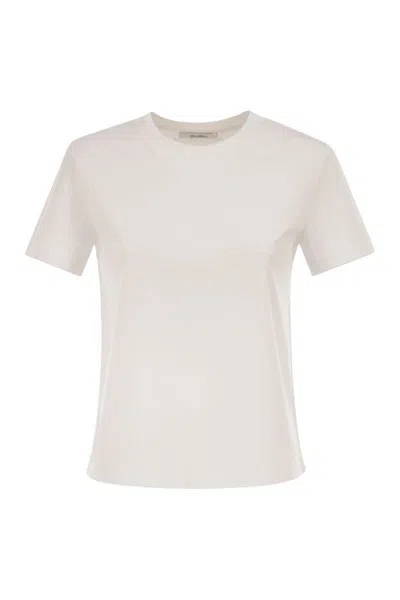 Max Mara Mxpdonata - Cotton T-shirt In White
