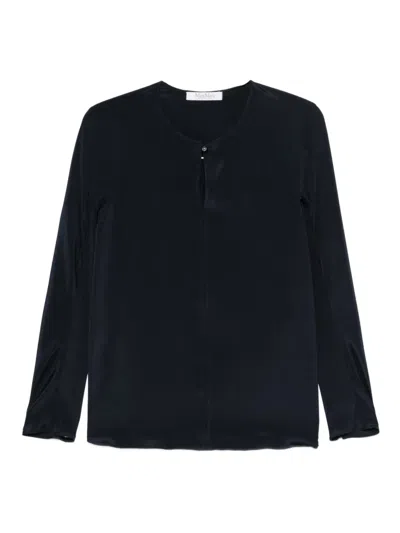 Max Mara Mxpmitico Blouse In Blue