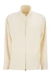 Max Mara Mxppala - Scuba Jersey Jacket In Neutral
