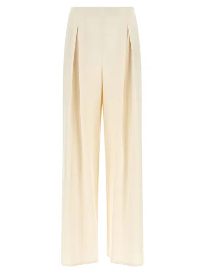 Max Mara Mxppalude Trousers In Neutral