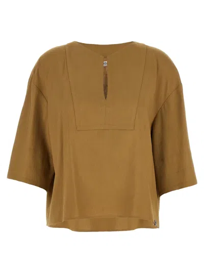 Max Mara 'mxpsospiro' Blouse In Brown