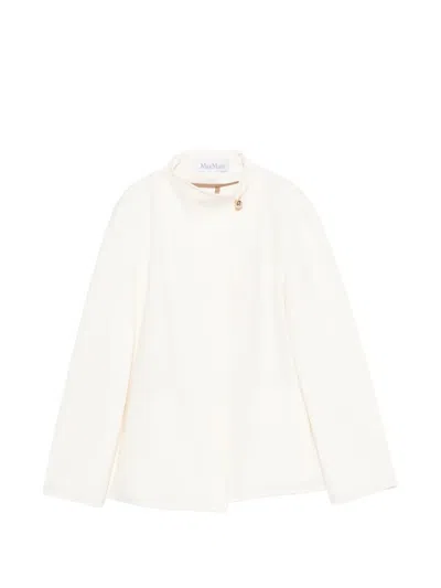 Max Mara Mxptalamo Button Jacket In Neutral