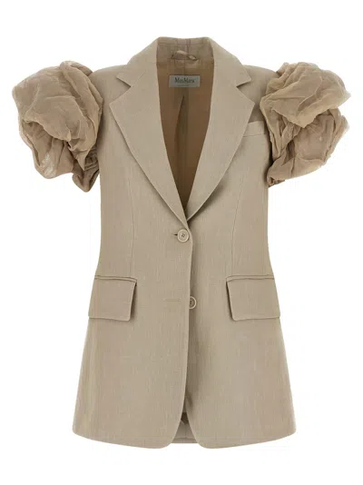 Max Mara Mxsabituro Blazer In Neutral