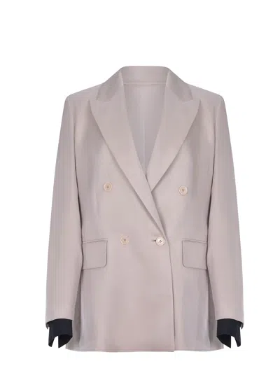 Max Mara "mxsfeltro" Blazer In Purple