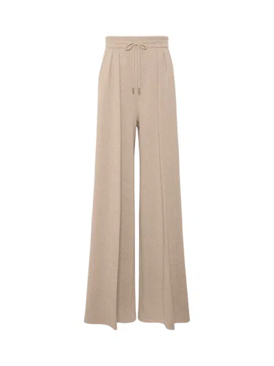 Max Mara Mxsfunale Flared Trousers In Black