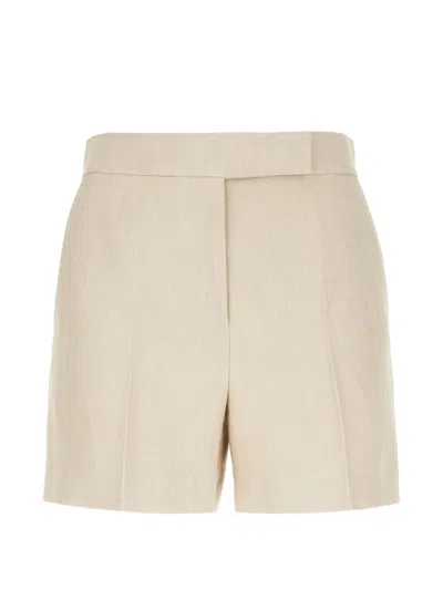 Max Mara Mxslanda Shorts In Neutral